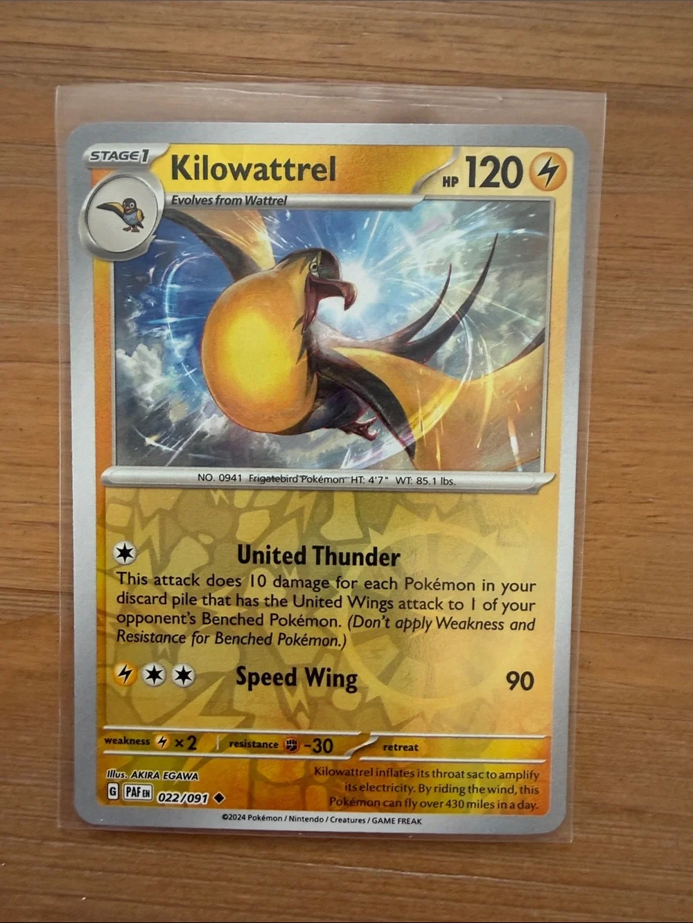 Wattrel & Kilowattrel Evolution Lot | 4 Pokémon Cards | Reverse Holo ✨5/$25✨
